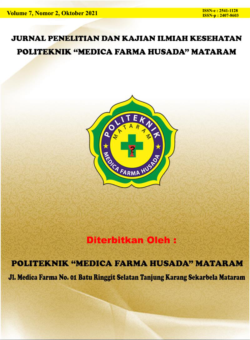 JURNAL PENELITIAN DAN KAJIAN ILMIAH KESEHATAN POLITEKNIK MEDICA FARMA HUSADA MATARAM